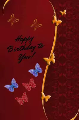 Free Funny Happy Birthday Images For Her With Butterflies