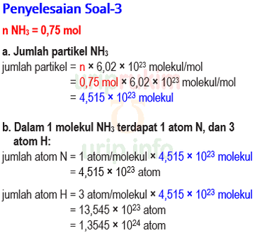 Soal Konsep Mol Hubungan Jumlah Zat Mol Dengan Jumlah Partikel Urip Dot Info