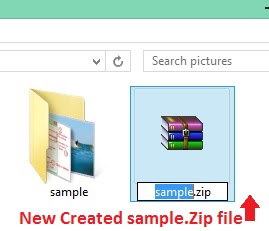 Zip file view