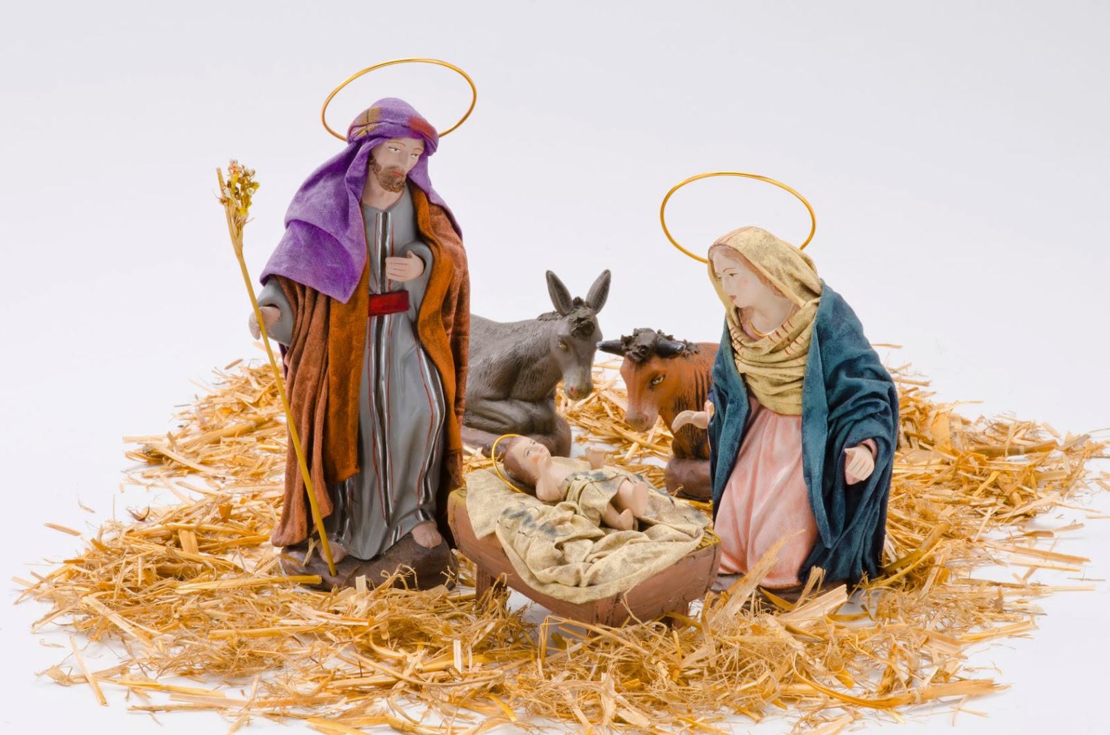 Adular brandy ingeniero Banco de Imágenes Gratis: Nacimiento de Jesús en el pesebre - La Natividad  - José y María