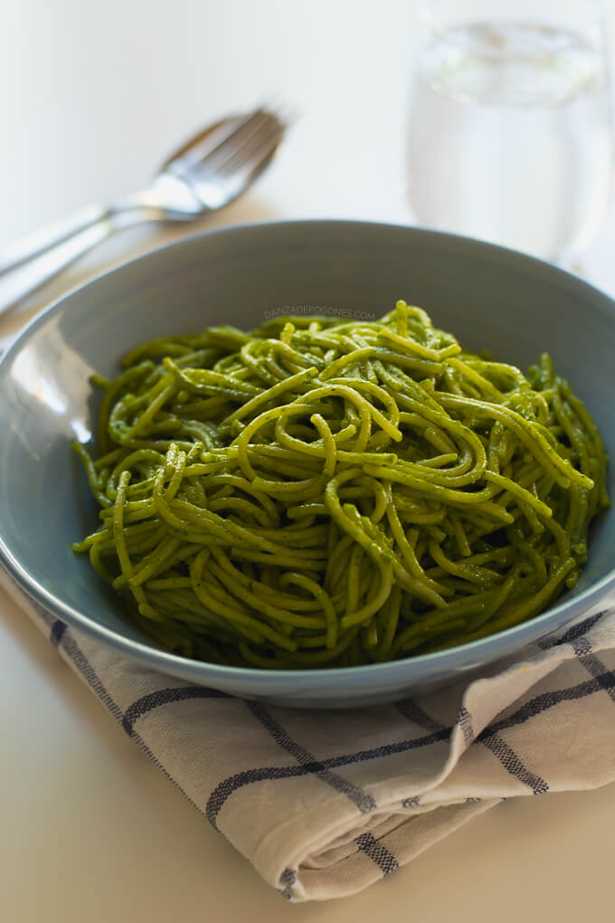 Spaghetti with Green Coconut and Ginger Sauce Spaghetti with Green Coconut and Ginger Sauce