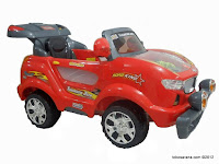 1 Mobil Mainan Aki Junior Z631 Thunder Jeep dengan Simulasi Mesin Bergetar