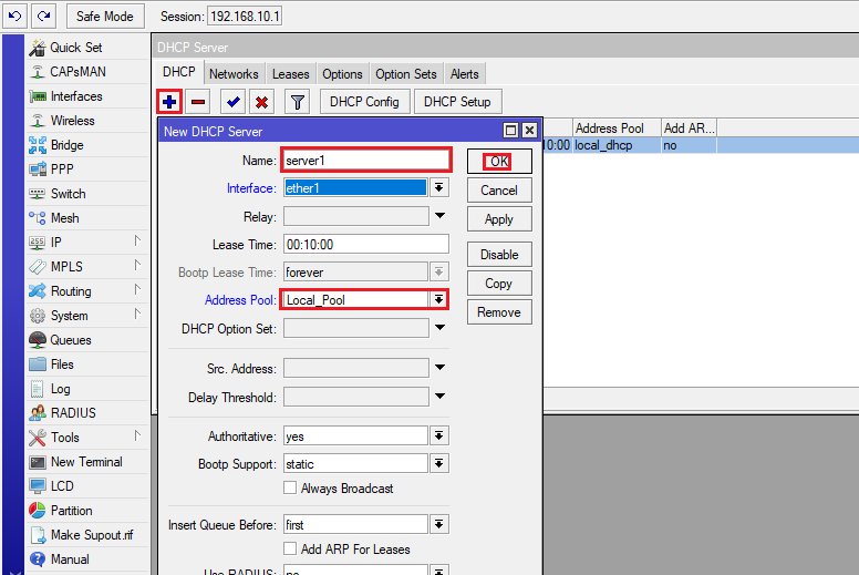 How to Setup DHCP Server and IP Pool in Mikrotik Devices