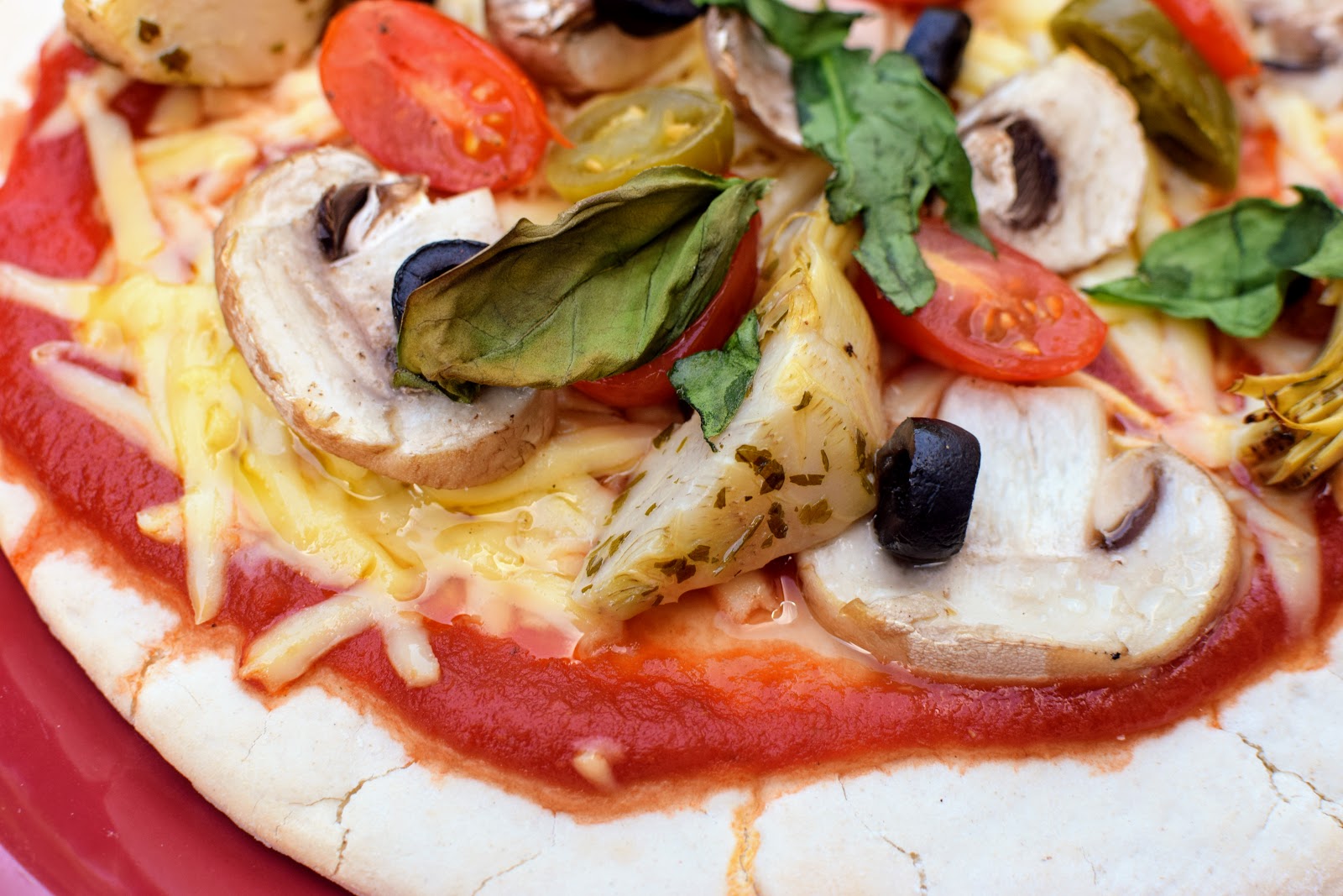 Food Artichoke and Mushroom Vegan Pizza Diary of the EvansCrittens