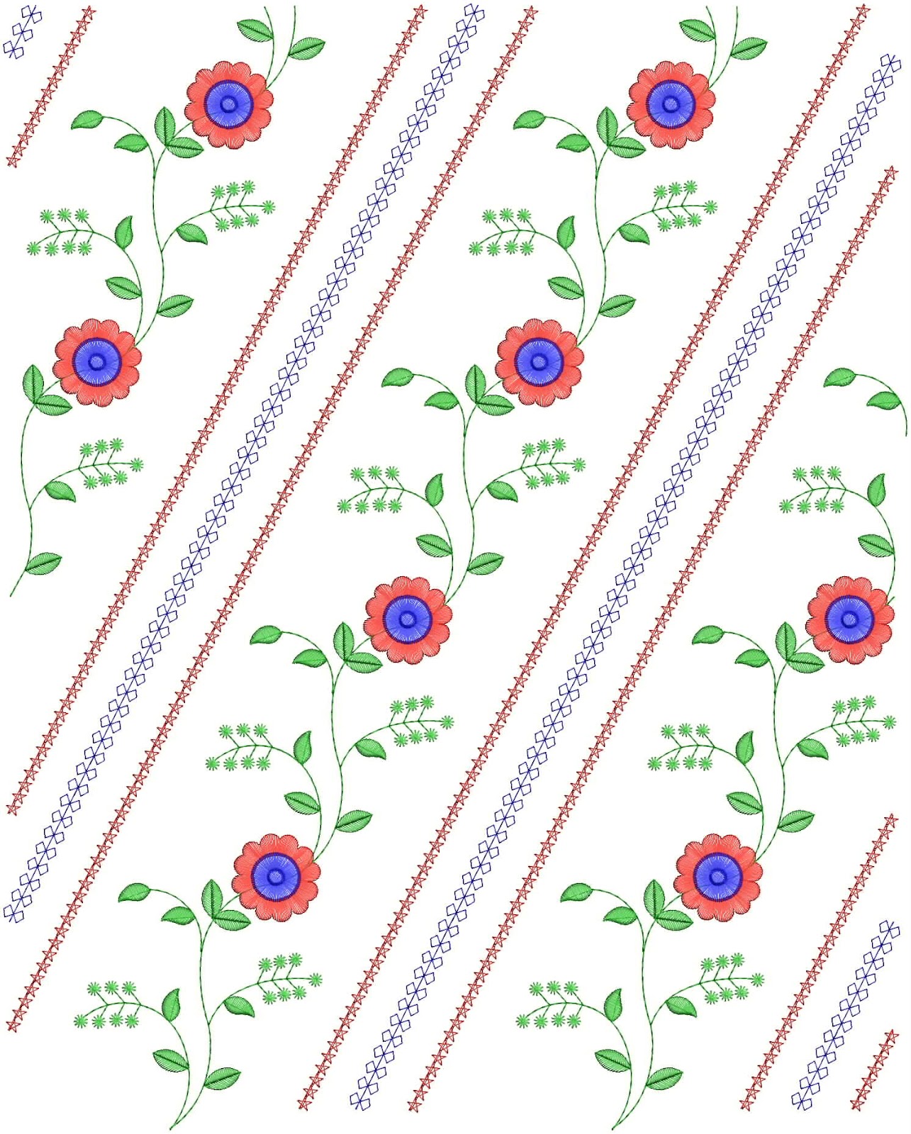 EmbDesignTube 400 mm Area Jaal Embroidery Pattern By Tarang