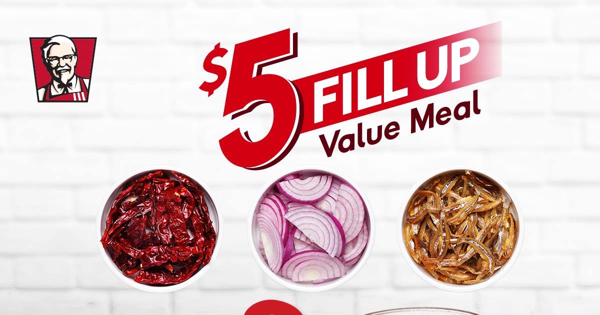 KFC Spicy Sambal Rice Bucket Food Review Pixel Treats