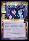 My Little Pony Trixie's Equestrian Apology Tour Defenders of Equestria CCG Card