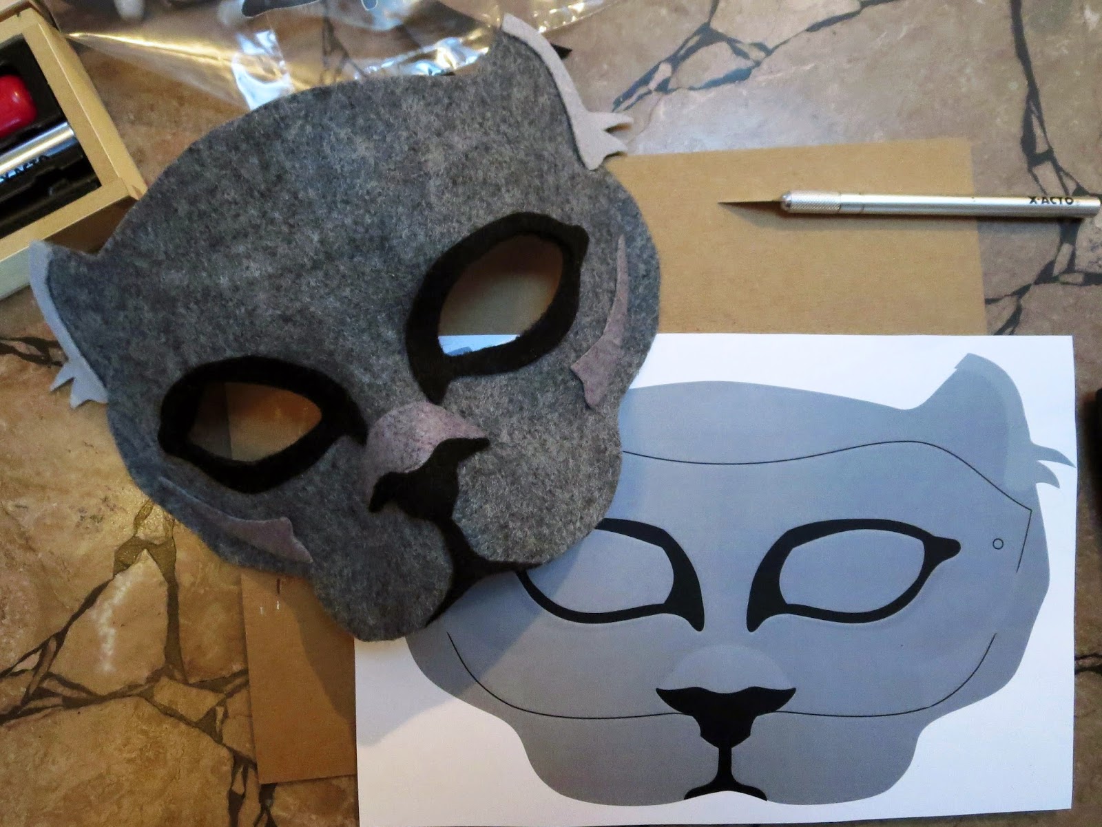 Wedding Felt Animal Masks