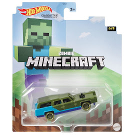 Minecraft Zombie Hot Wheels Character Cars Figure
