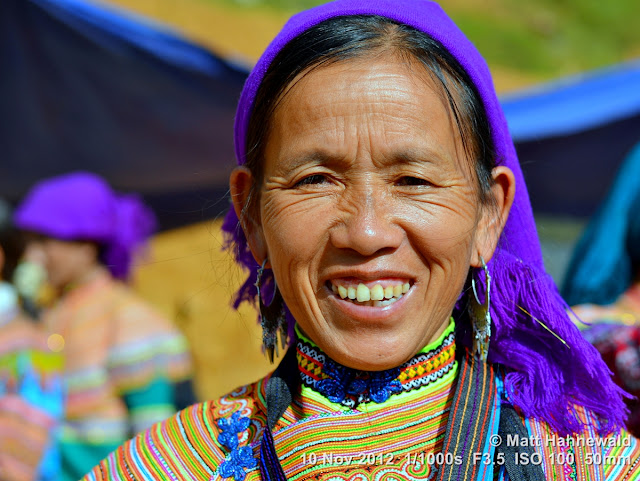 close up, portrait, street portrait, headshot, Vietnam, hill tribe, Hmong, Hmong woman, traditional Hmong costume