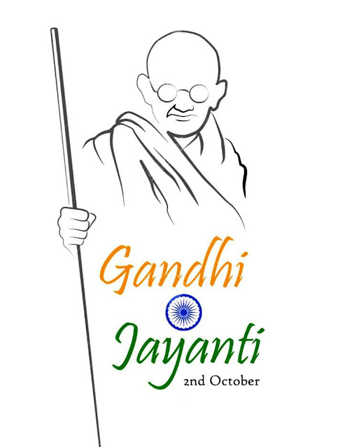 Mahatma Gandhi drawing  How To Draw Mahatma Gandhi  Gandhi jayanti  drawing  Sankar Art  YouTube