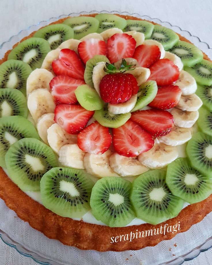 Meyveli Tart Kek Pratik Tarifim