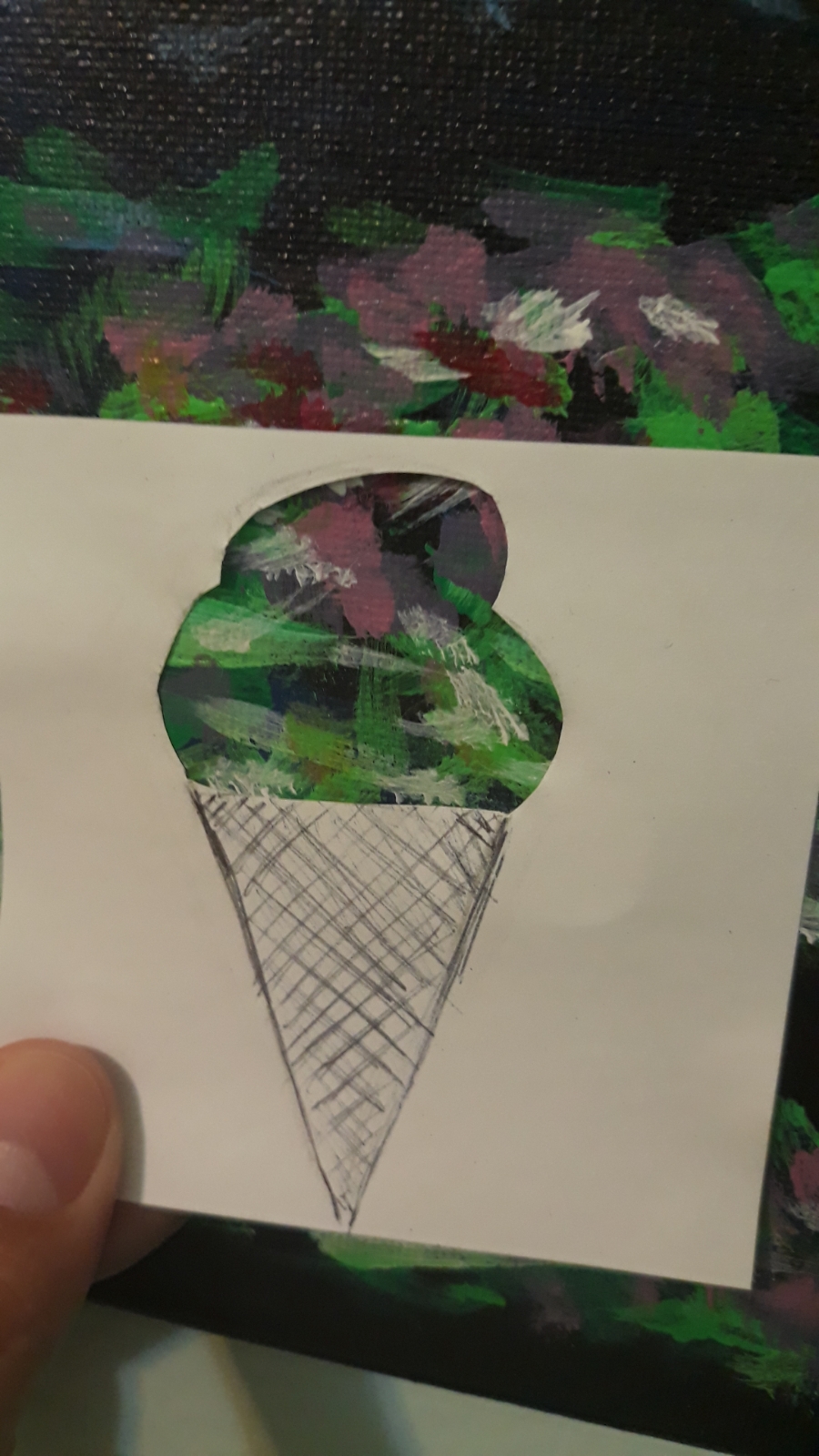 Learning Art at Home: Making Artwork Using Positive and Negative Space