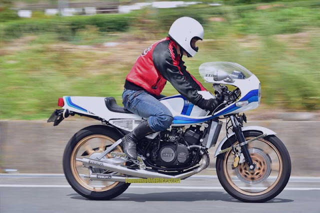 Yamaha RZ350 Cafe Racer With Cowl Fairing - Yamaha Old Bikes List