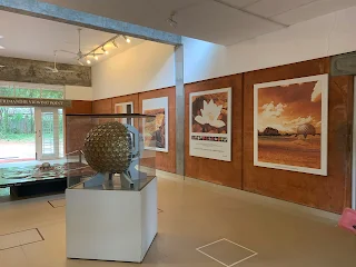 Inside the entrance of Auroville
