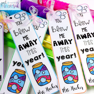 End of the Year Gifts- Bubble Tag - Just A Primary Girl
