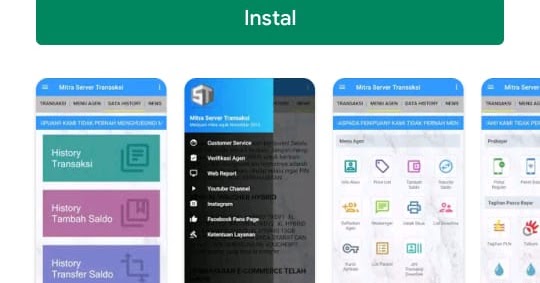 Aplikasi Mitra Server Transaksi Transaksi Pulsaku