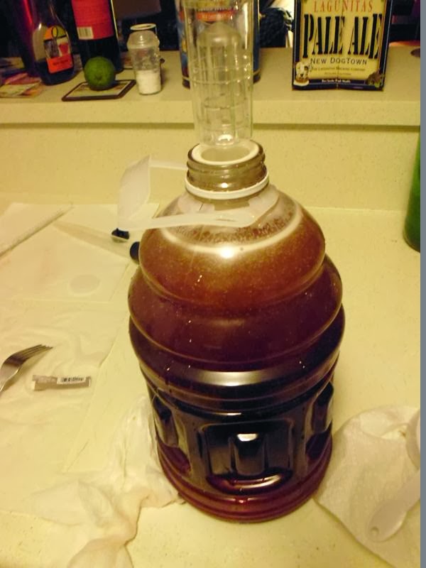 Hey I made Wine again Apple Cherry Wine Greens and Machines