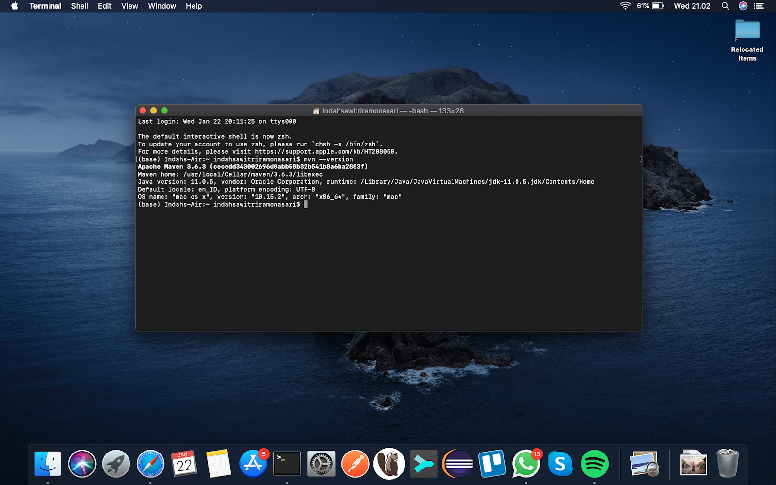 Installing Apache Maven on macOS