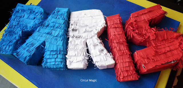 Circul Magic: Decoratiune cu litere 3D de hartie PARIS