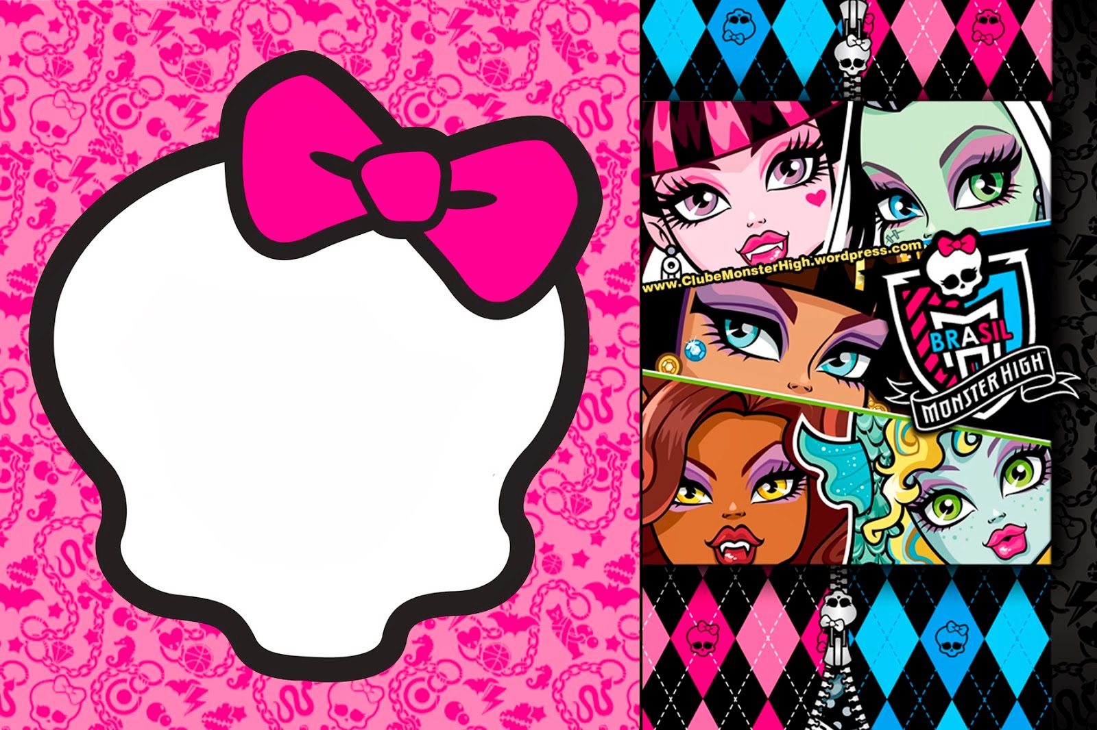 Monster High Invitations And Party Free Printables Oh My Fiesta In English