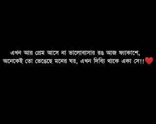 Bengali Sad Shayari | Romantic Heartbroken Shayari | কষ্টের শায়েরী
