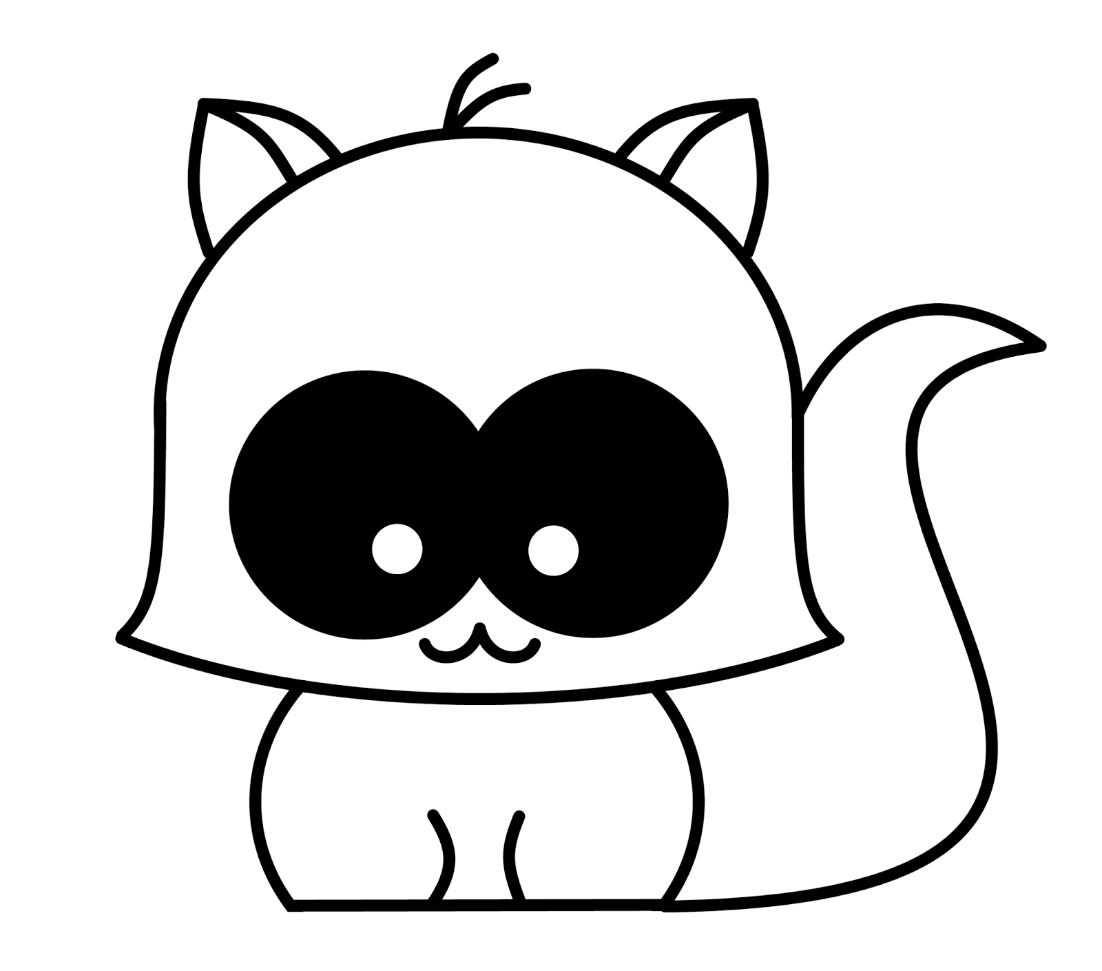 Cute N Kawaii: How To Draw A Kawaii Raccoon