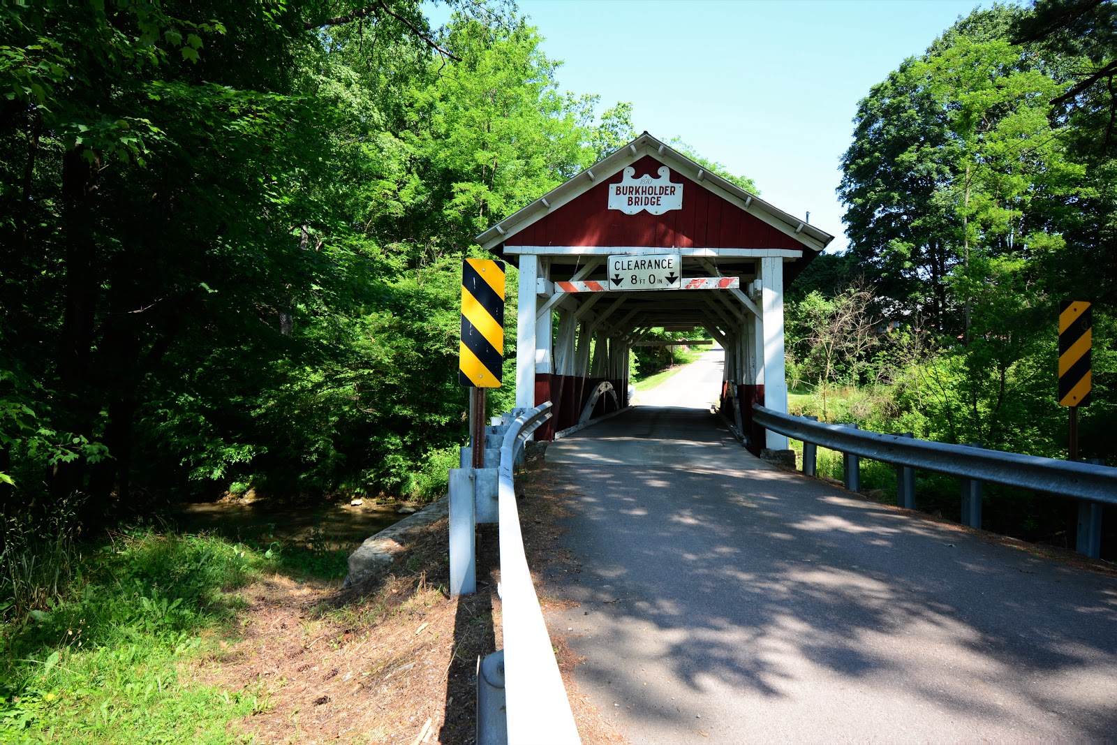 COVERED BRIDGES IN OHIO + BURKHOLDER/BEECHDALE COVERED BRIDGE