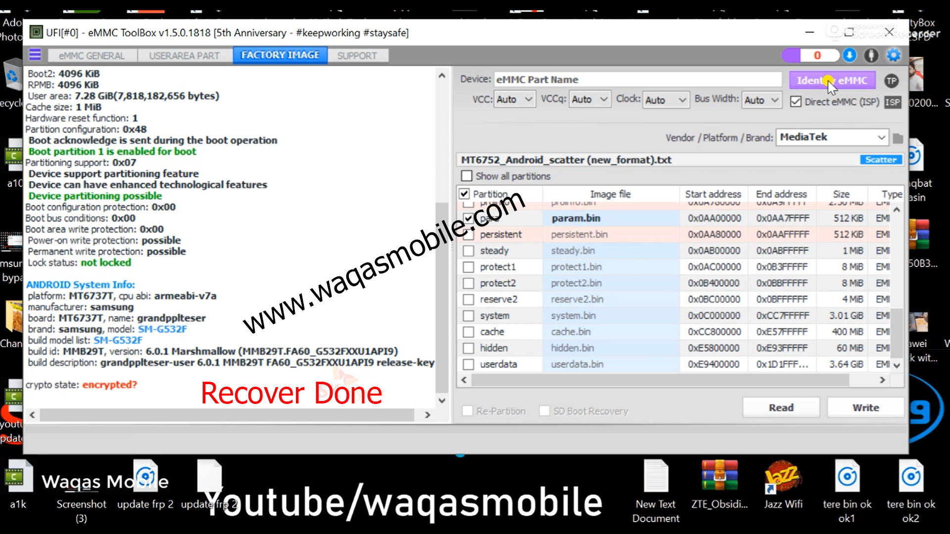 Samsung Galaxy Grand Prime Plus SMG532F Dead Boot Recover Done Scatter