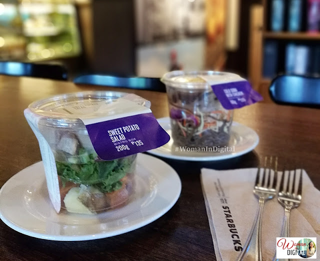 Woman In Digital Finally, Lunch Choices Available at Starbucks