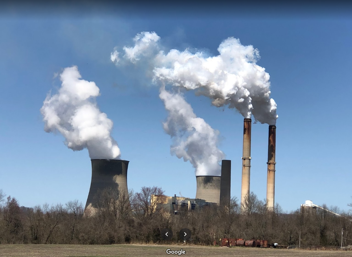 Towns and Nature New Haven, WV 1980 1.3 GW AEP Mountaineer and 1950