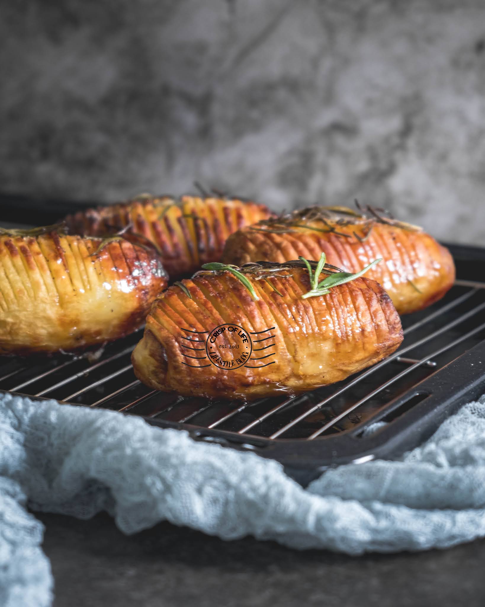Simple Hasselback Potatoes Recipe Crisp of Life