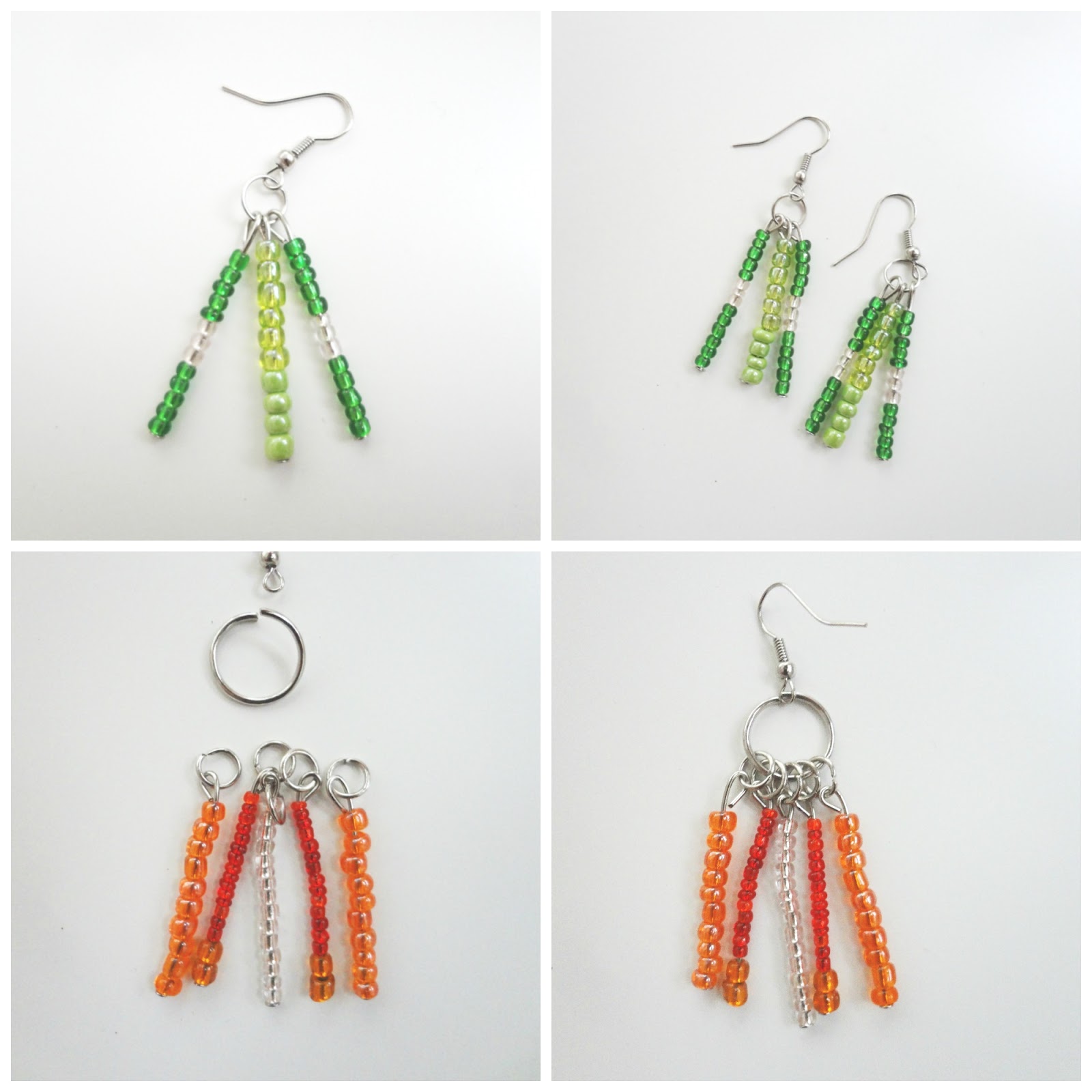 Little Treasures Easy DIY Beaded Earrings