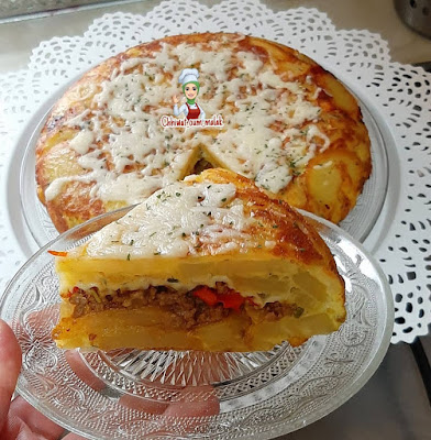  فكرة عشاء بسيطة وسريعة طورطية البطاطس السريعة بدون فرن