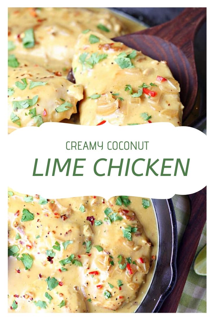 Creamy Coconut Lime Chicken Keto Recipes with Coconut Milk