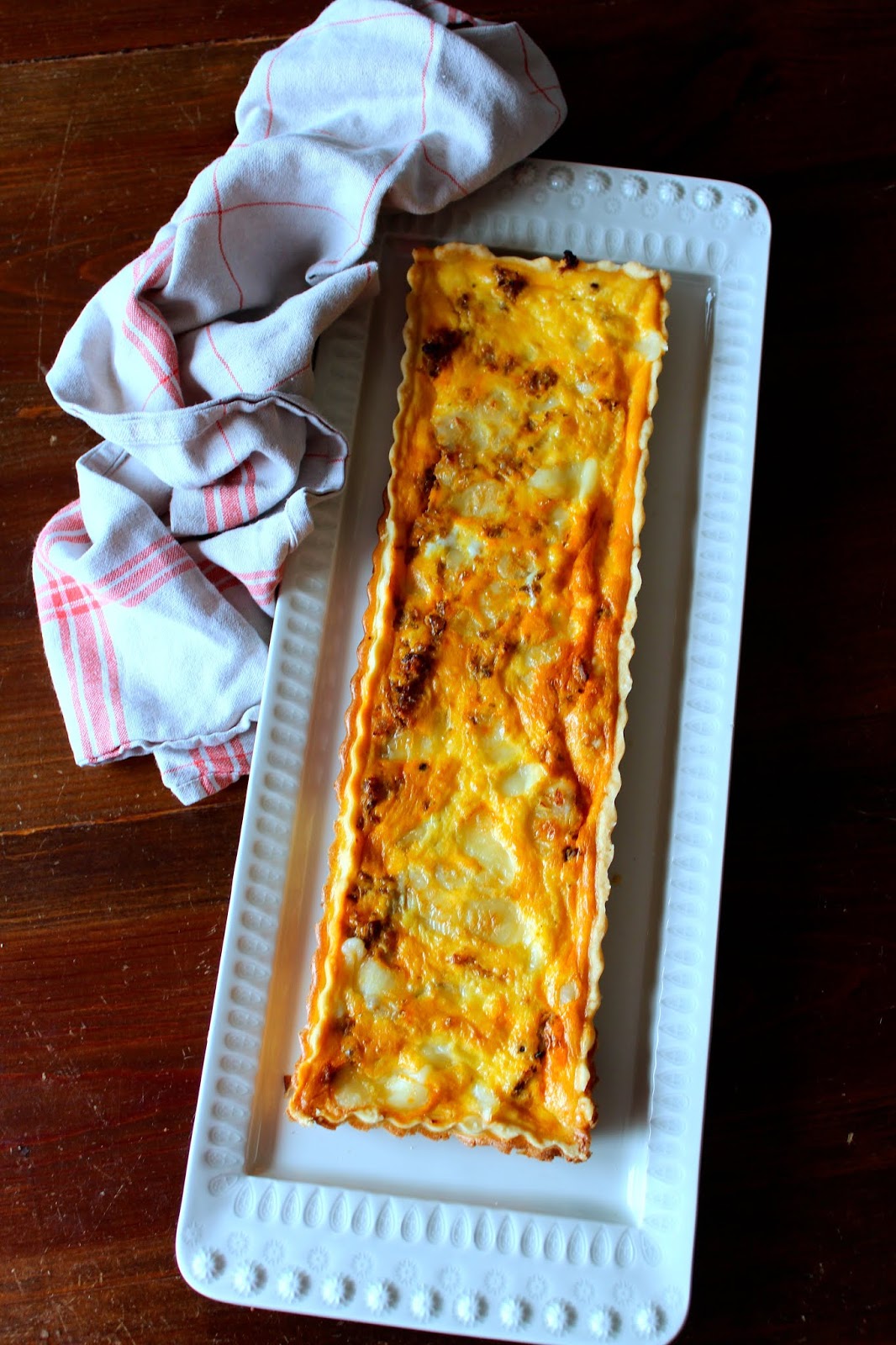 Tarte Salgada de Sobras de Carne e Queijo