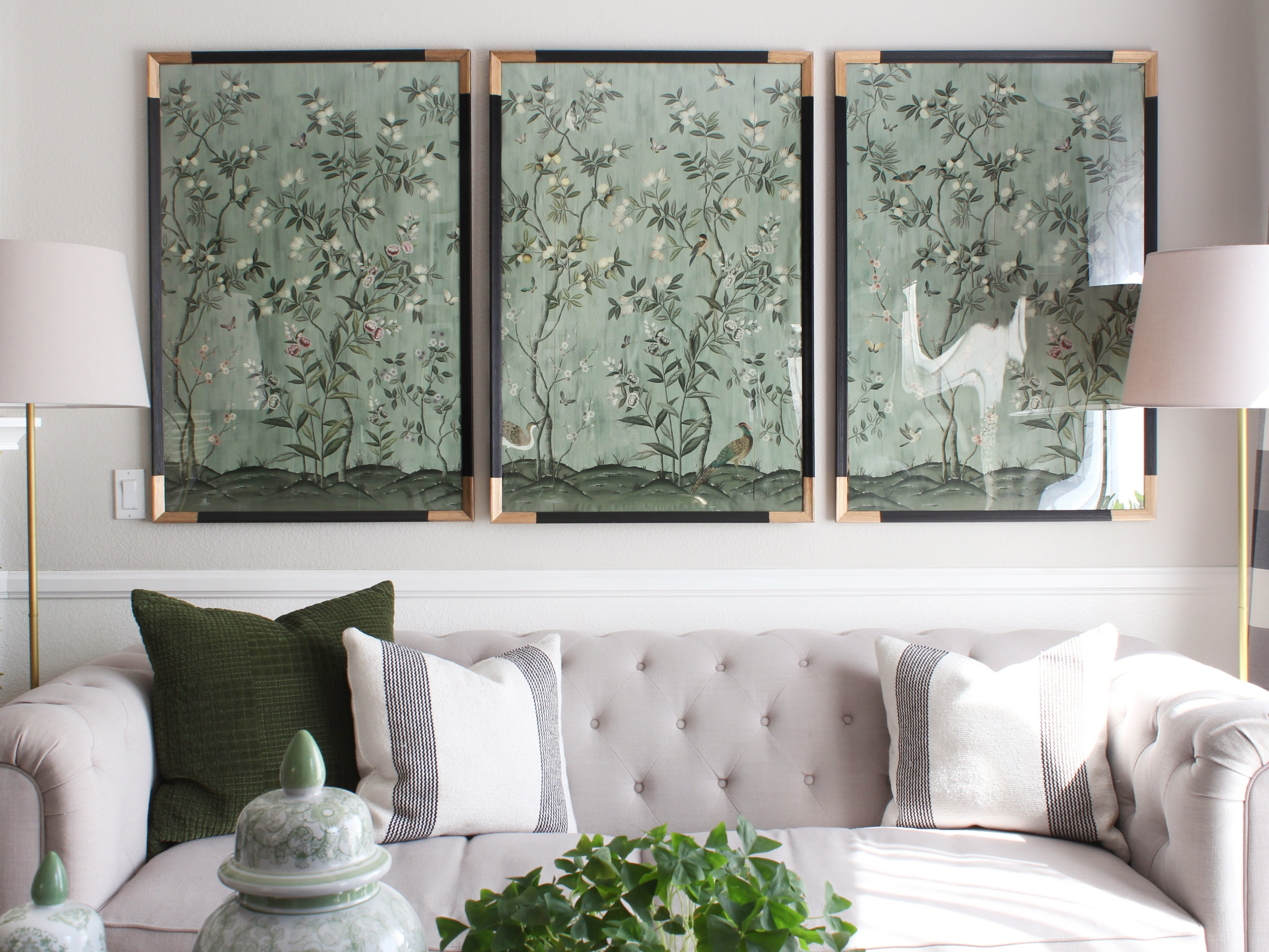 Oscar Bravo Home Framing Wallpaper To Use As Oversized Art