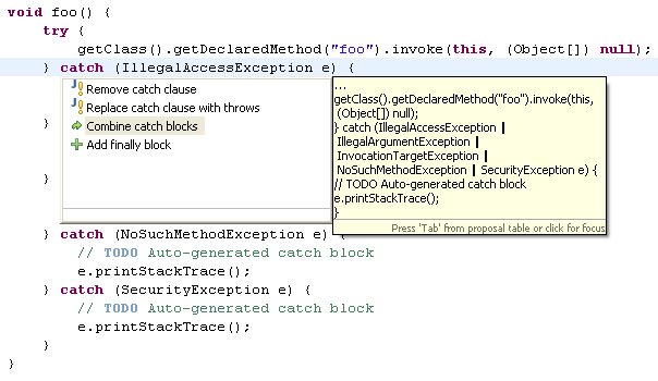 The Coder Lounge: Java 7 Support in Eclipse JDT (BETA) - Part I