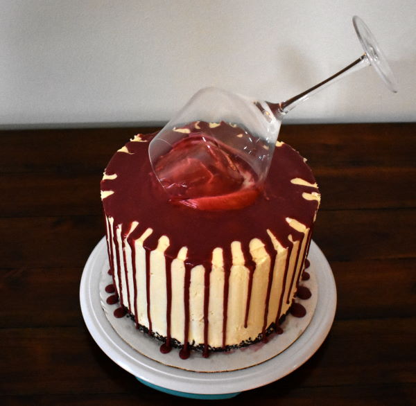 Spilled Red Wine Cake
