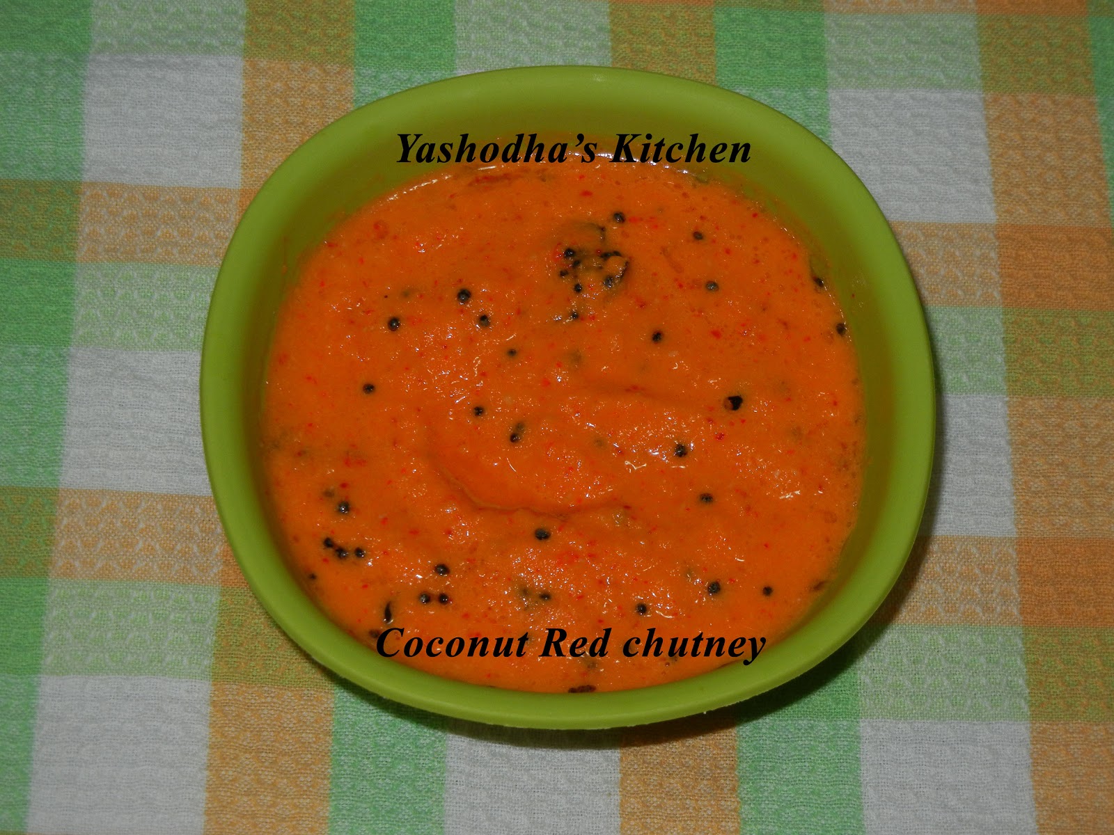 Yashodha's kitchen COCONUT RED CHUTNEY / THENGAI CHUTNEY VERSION 2