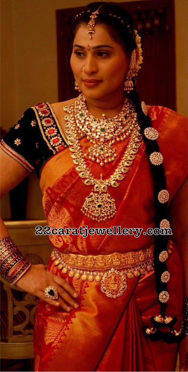Sreedevi Chowdary Mango Mala Grand Choker Sreedevi Chowdary Mango Mala Grand Choker