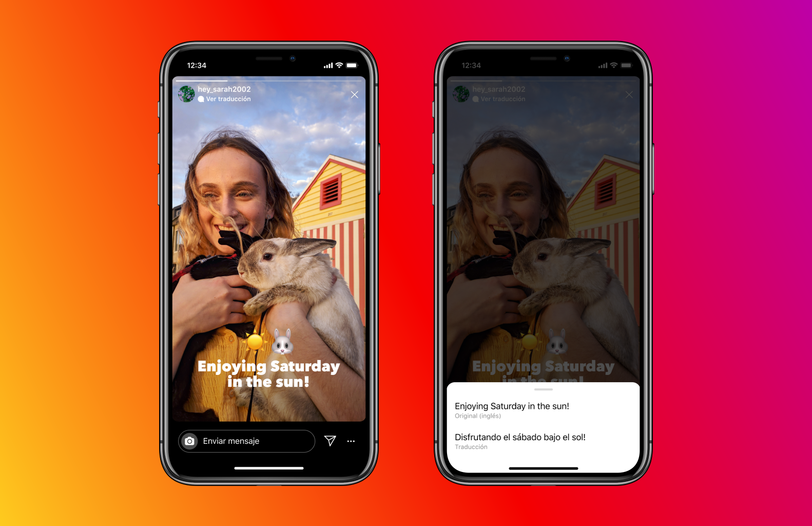 Now, it’ll be easier than ever for users to connect with global audiences on Instagram Stories. With translations, people will be able to translate Stories text into their native language and enjoy more content on Instagram.