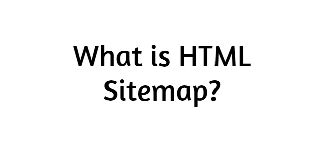 HTML Sitemap HTML Sitemap