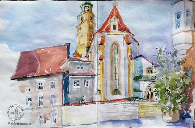Urban Sketchers Germany Danke Augsburg