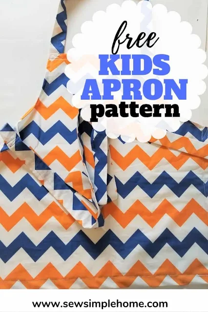 Learn how to sew this free kids apron pattern and download the free sewing pattern for children sizes 18 months to 6 years old.