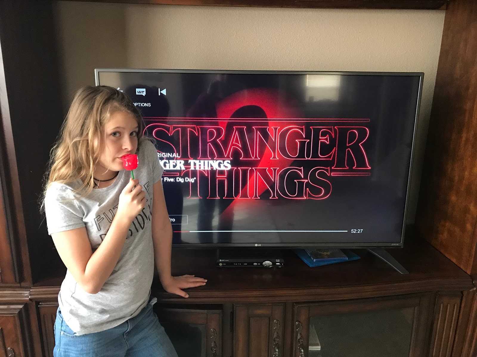 Can a 9 year old watch Stranger things?