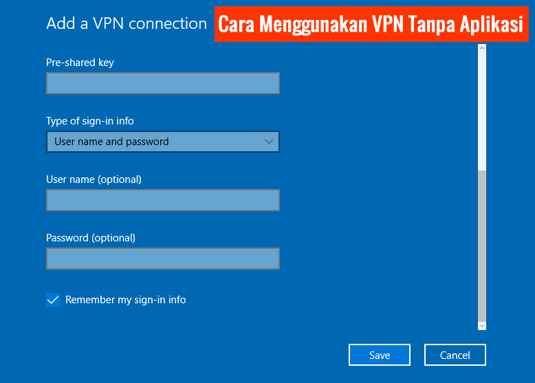 Cara Menggunakan VPN Tanpa Aplikasi di PC - Cara Menggunakan VPN