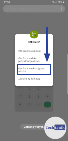 Jak otworzyć aplikację w wyskakującym widoku?