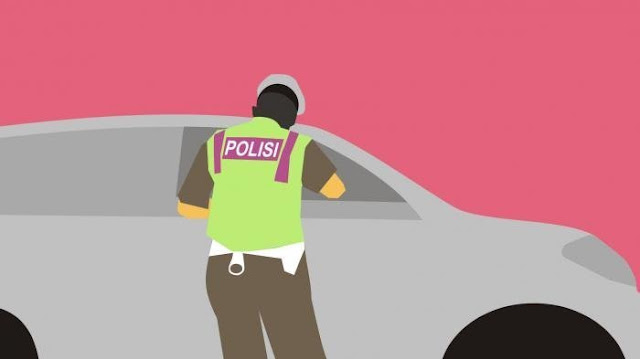 Lakukan Perlawanan Saat Ditilang, Pengendara Mobil Ini Mengancam Batuk Dan Tularkan Corona Ke Polisi