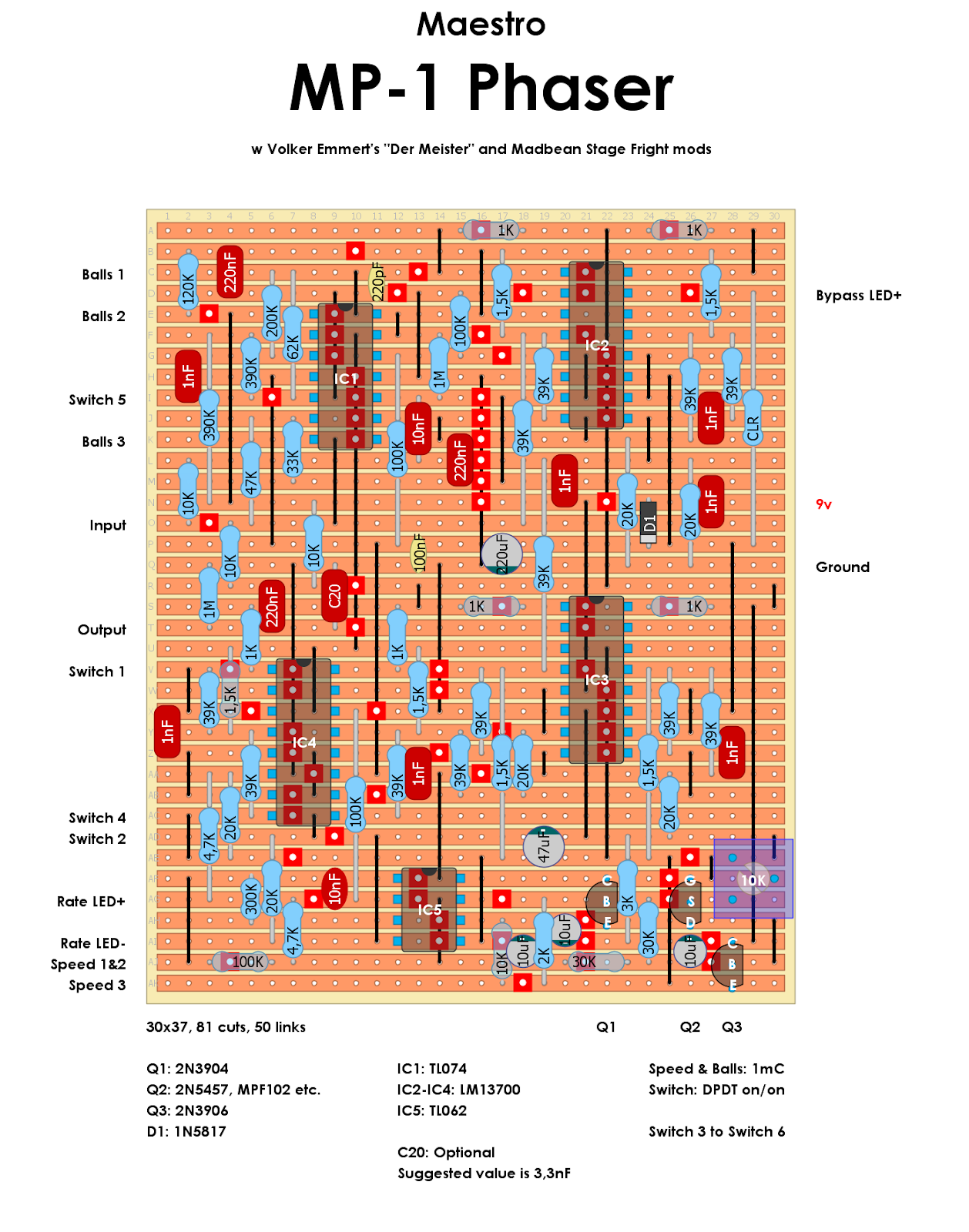 Dirtbox Layouts: Maestro MP-1 Phaser